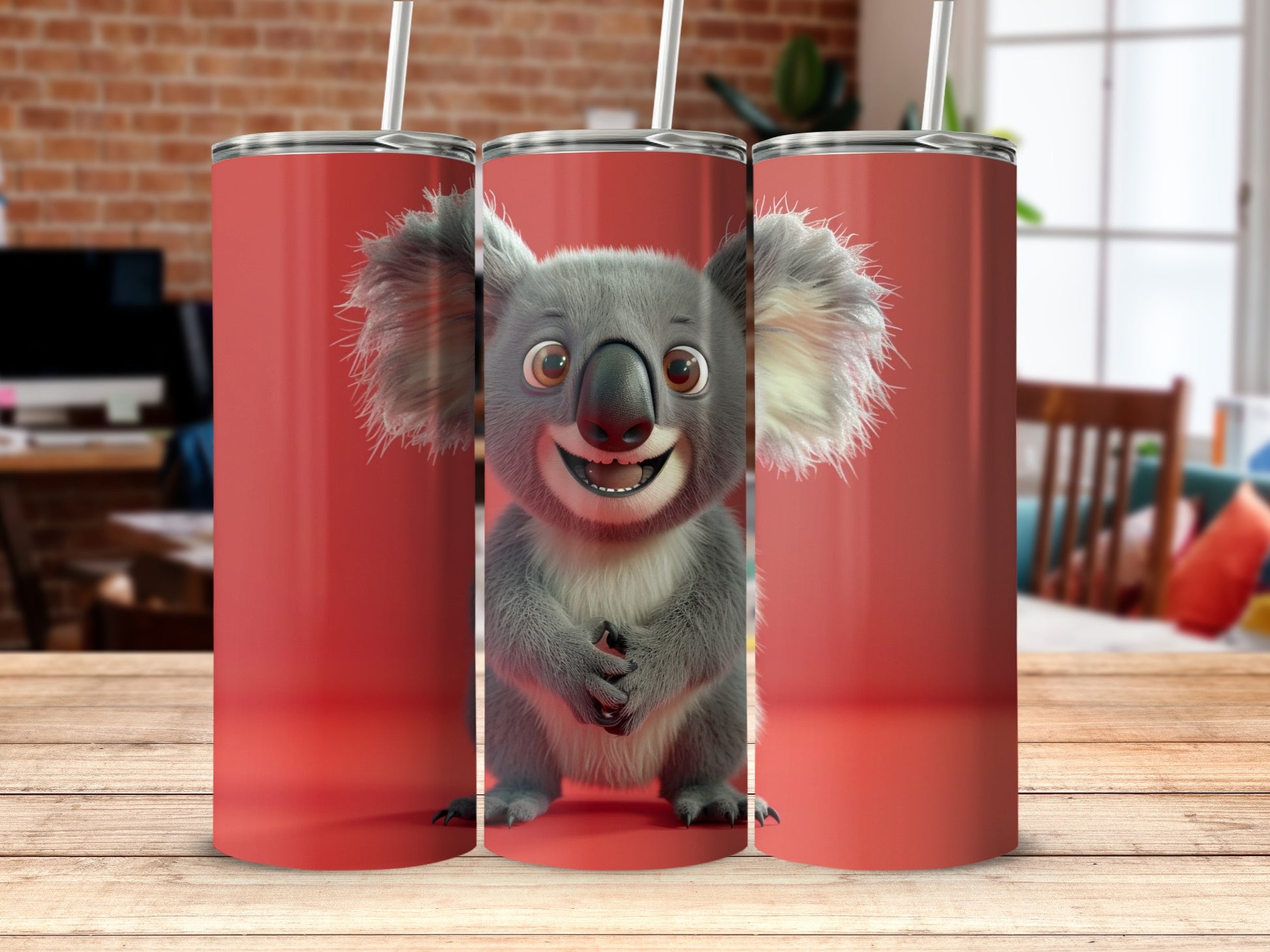 Happy Smiling Cartoon Koala Red Background product type
Koala
Cartoon Koala
Cute Koala
Happy Koala
Smiling Koala
Animal Design
Tumbler
Red Tumbler
Drinkware
Beverage Holder
Insulated Tumbler
Gift Idea
Kids Tumbler
Animal Lover
Graphic Print
Novelty Tumbler
Wildlife
Koala Bear
Fun Design
Unique Tumbler