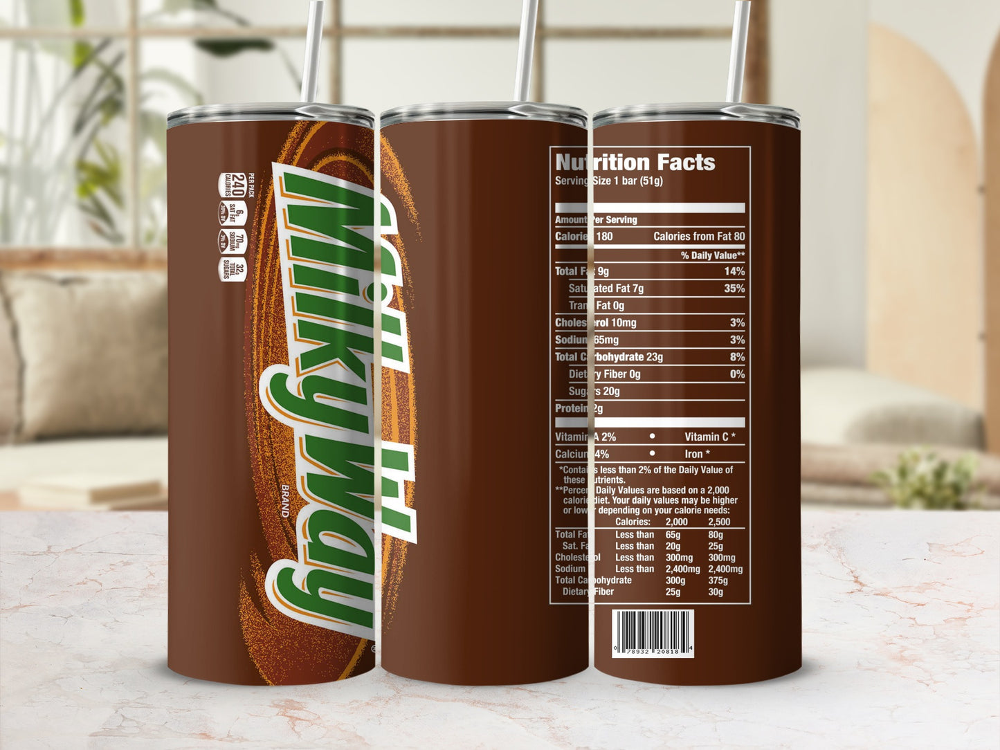 Milky Way Brand Nutrition Facts Daily Value product type