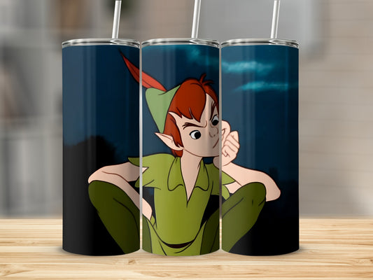 Animated character tumbler with green hat product