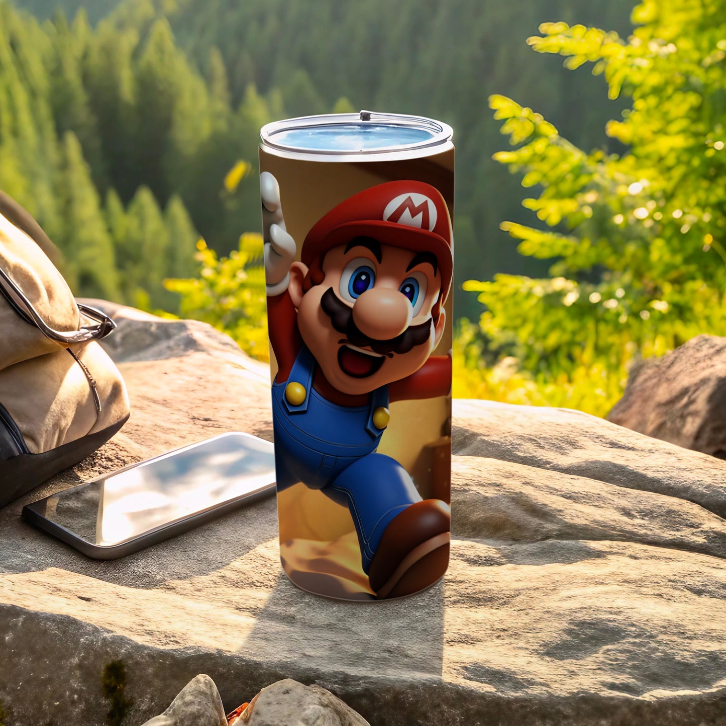 Iconic Video Game Character Travel Tumbler