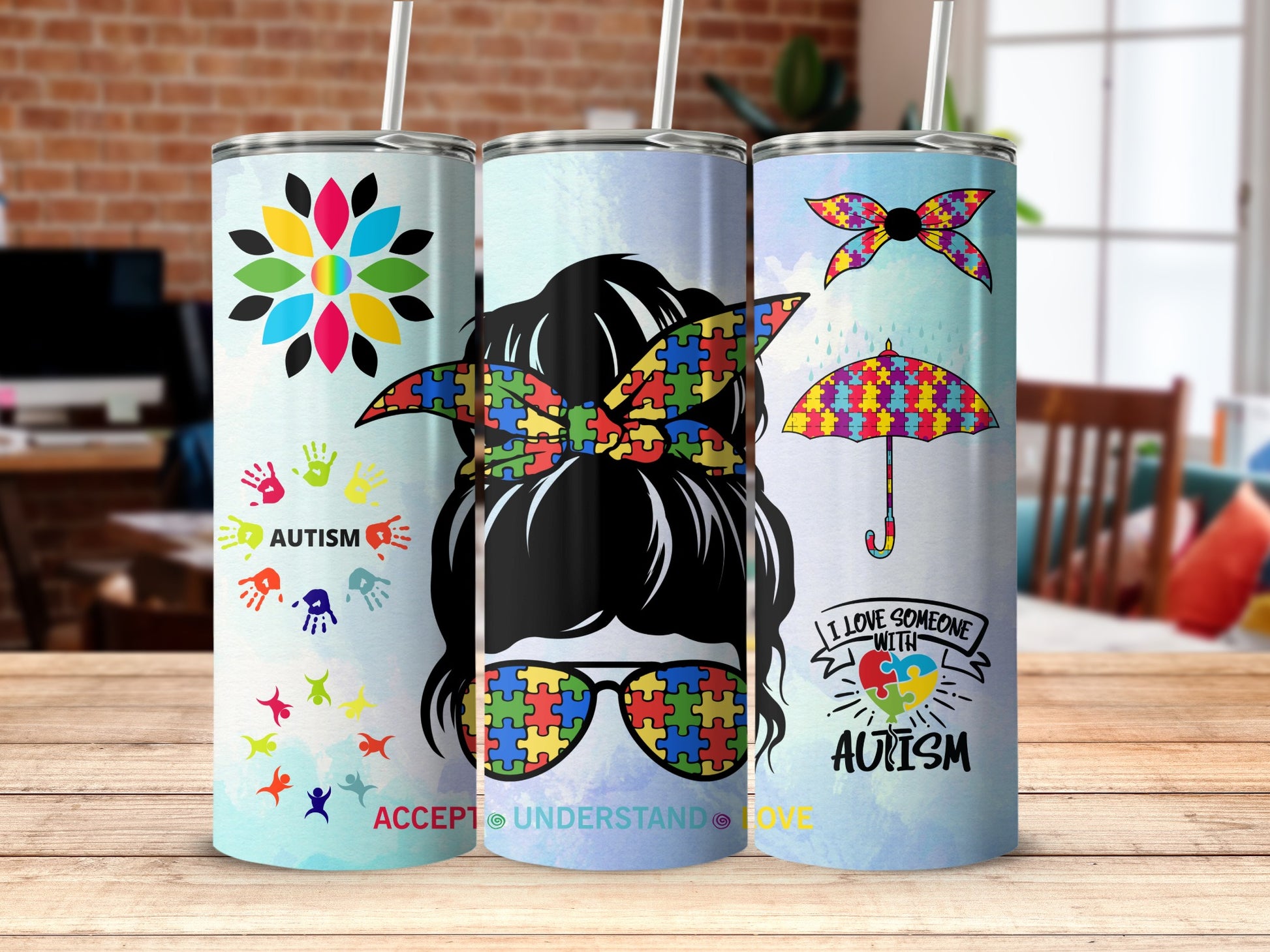 Autism Awareness Tumblers Stylish and Colorful