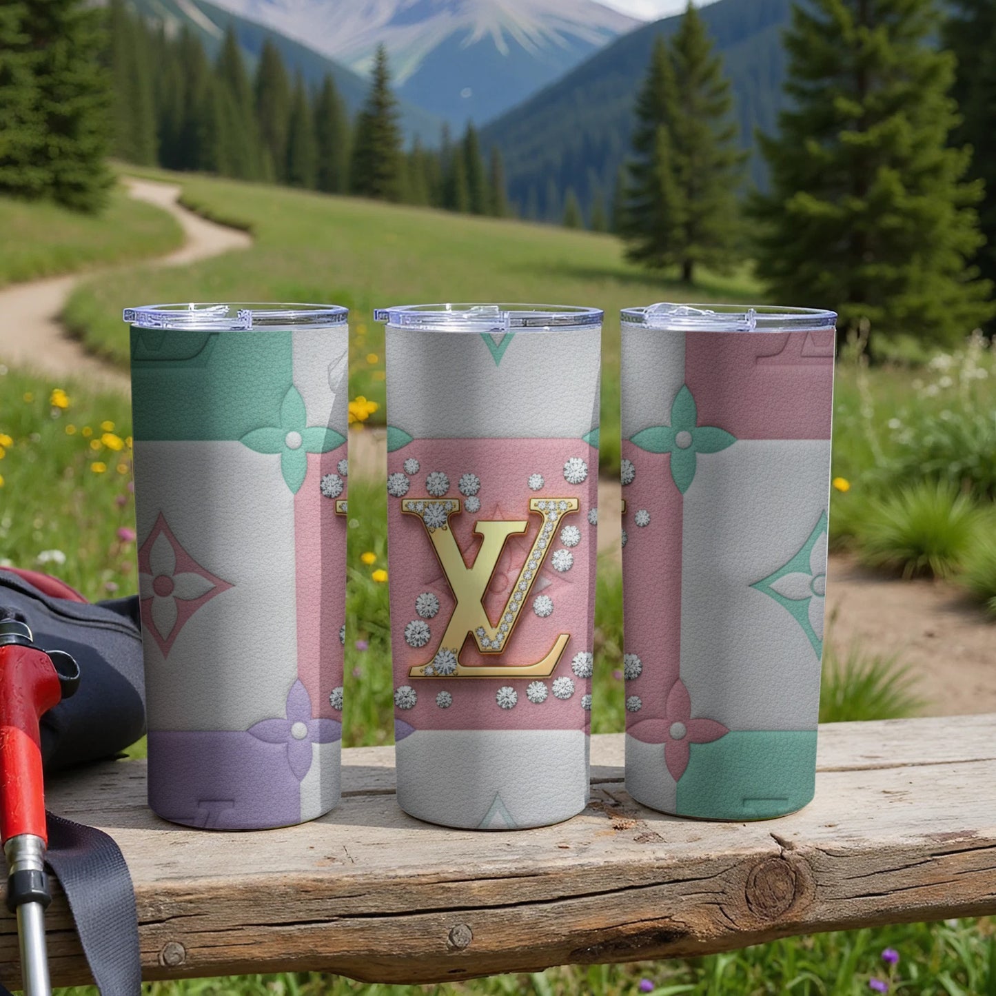 Stylish Designer Floral Patterns Insulated Tumbler Gift