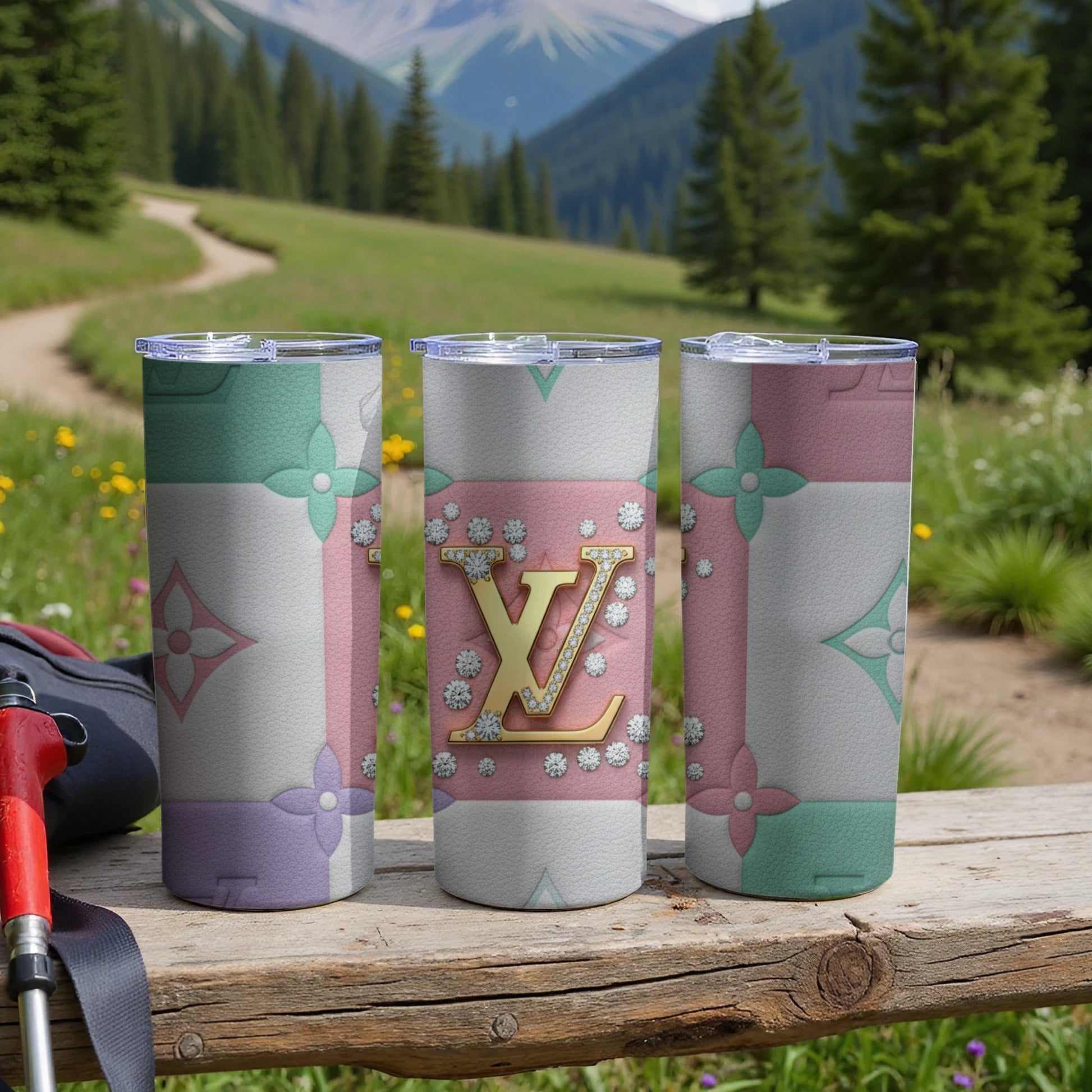 Stylish Designer Floral Patterns Insulated Tumbler Gift