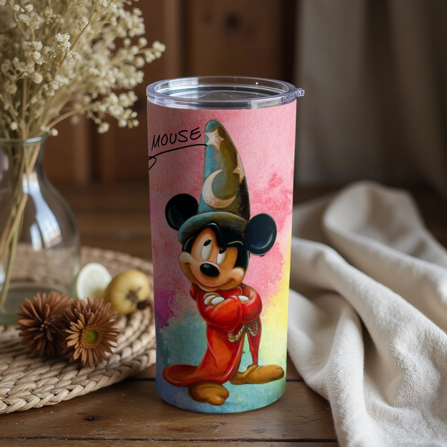 Disney Sorcerer Mickey Tumbler with Whimsical Design