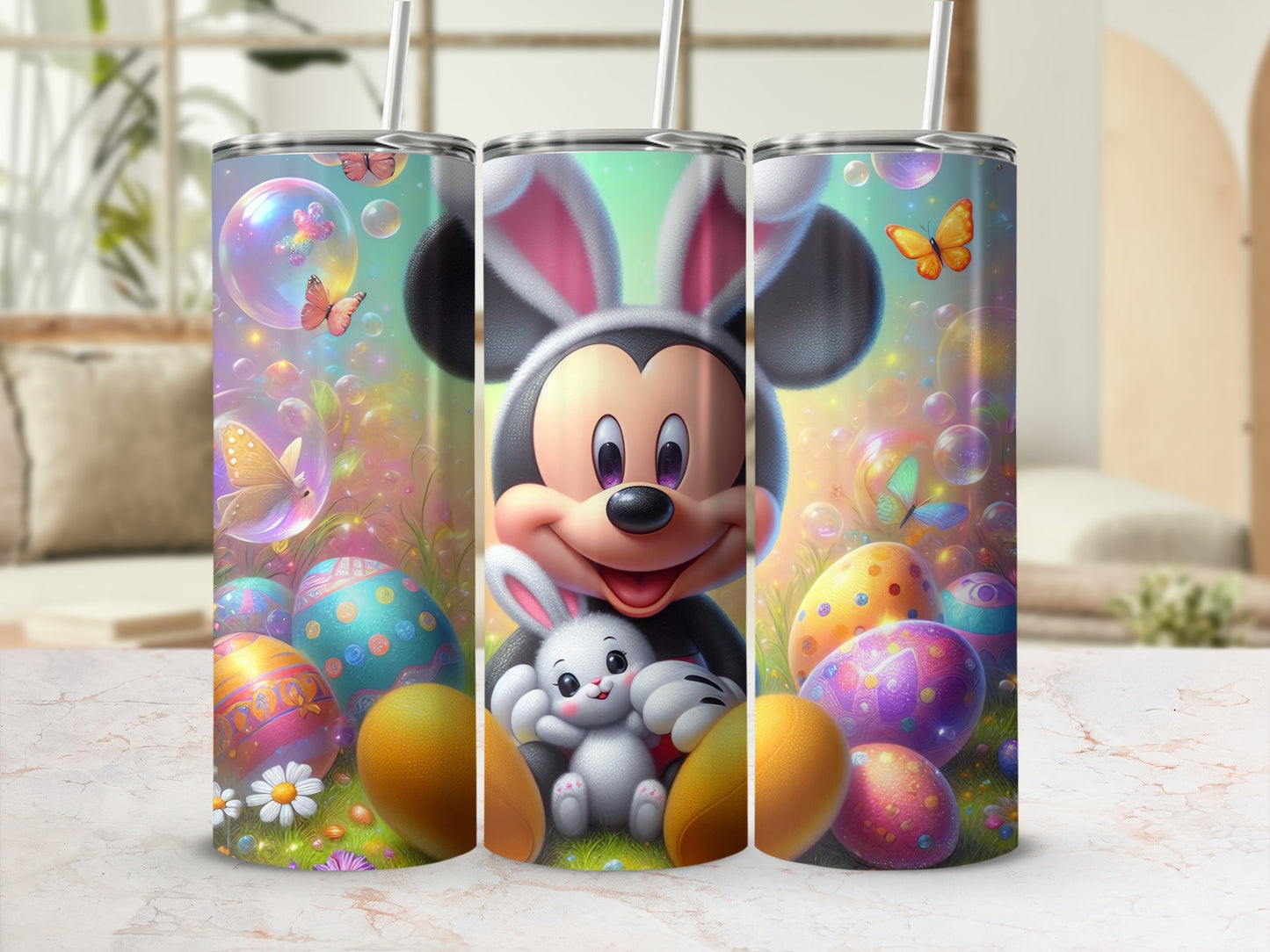 Mickey Mouse Bunny Easter Eggs Butterflies Bubbles product type