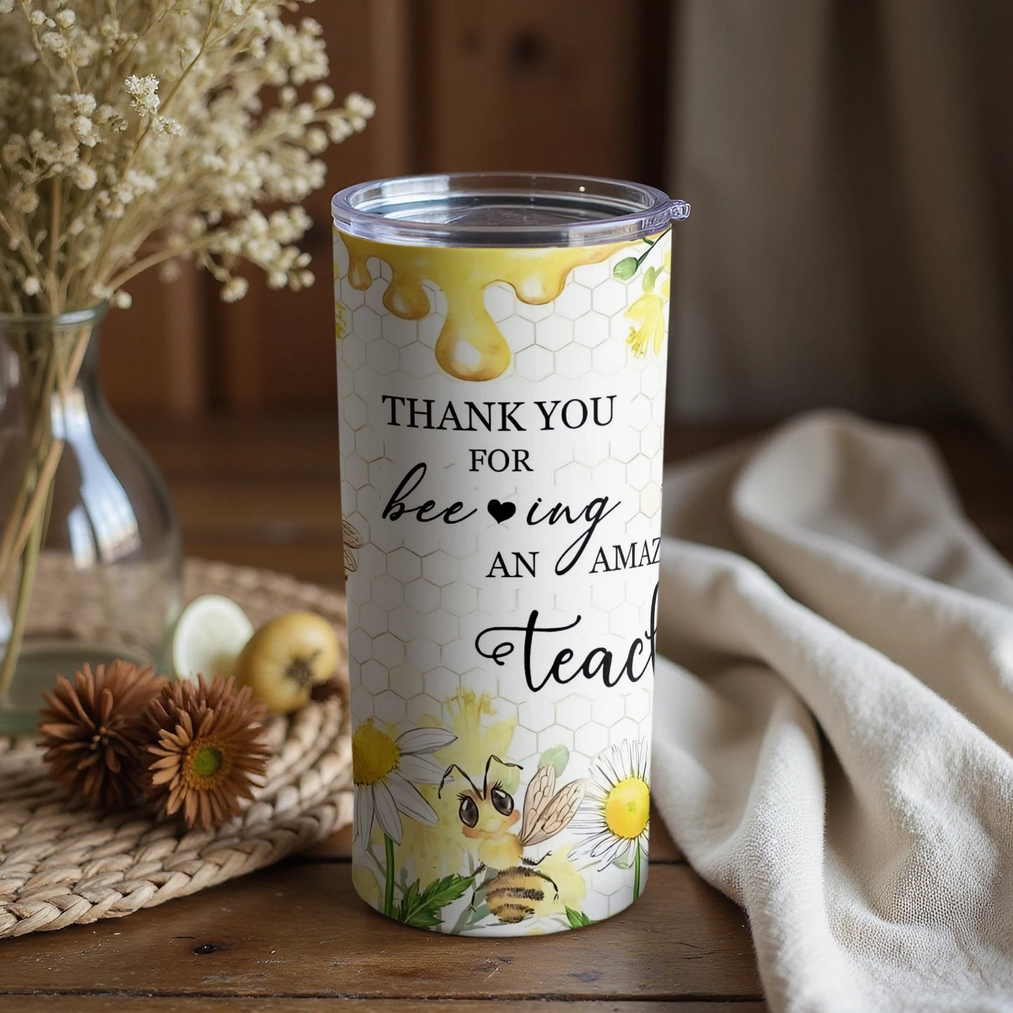 Thank You for Being an Amazing Teacher Gift Tumbler