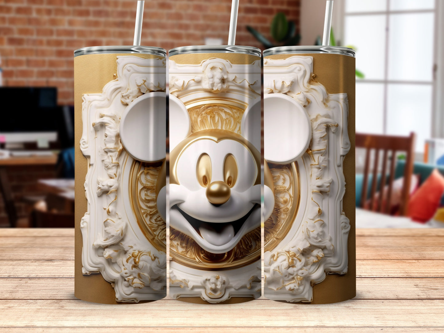 Ornate Mouse Art Tumbler for Stylish Everyday Use