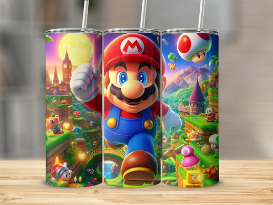 Colorful Mario and Friends Themed Tumbler Product