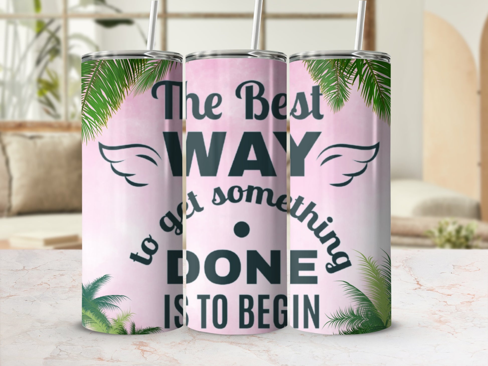 The Best Way To Get Something Done Is To Begin tumbler