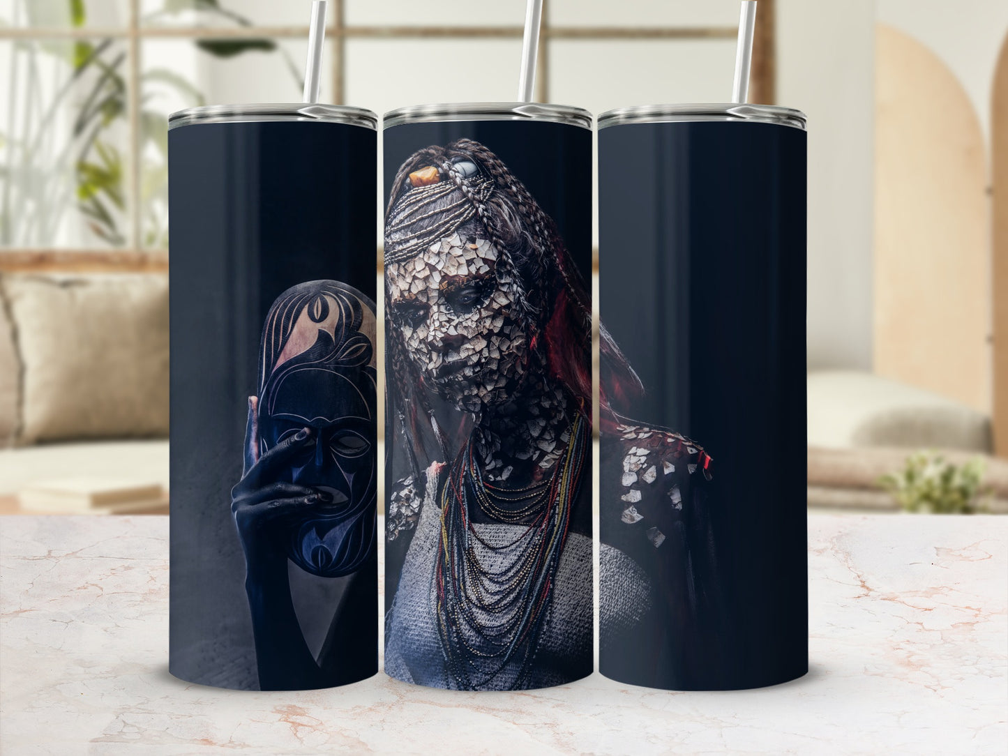Unique and Stylish Tumblers with Artistic Designs