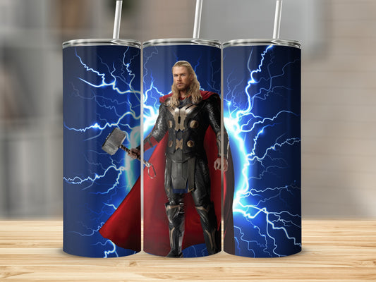 Thunderbolt Hero Stainless Steel Tumbler Cup