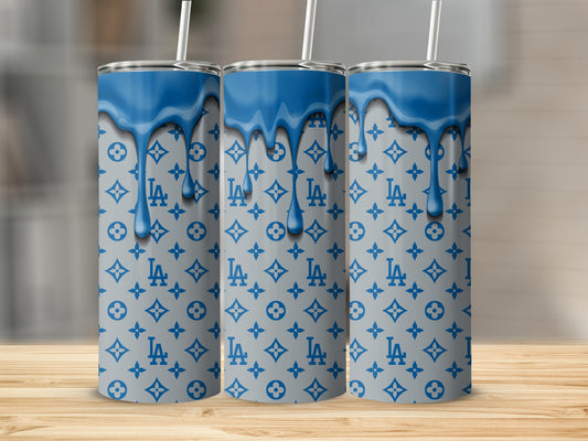 Louis Vuitton Inspired LA Dodgers Tumblers