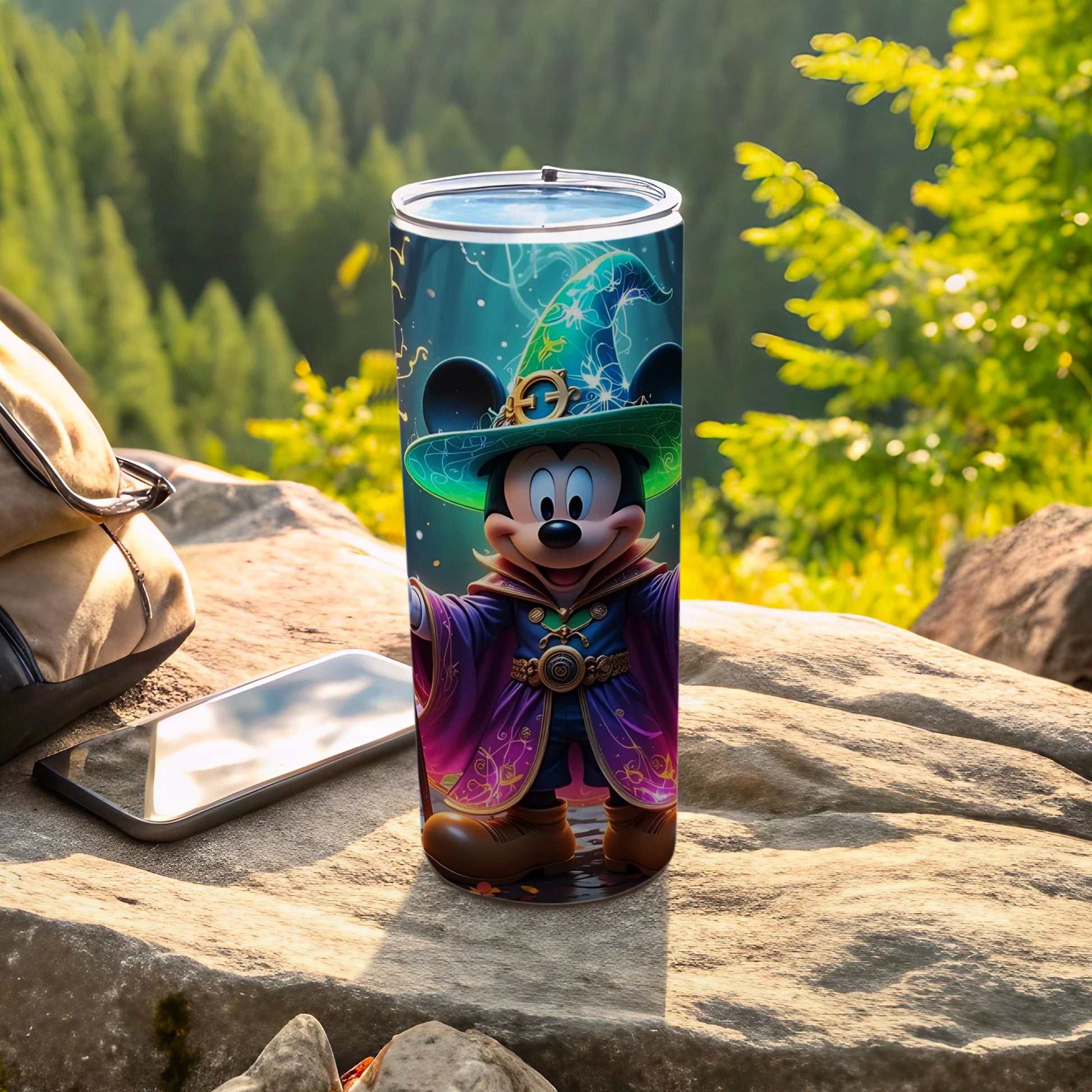 Wizard Mickey Mouse Travel Mug for Adventure Enthusiasts