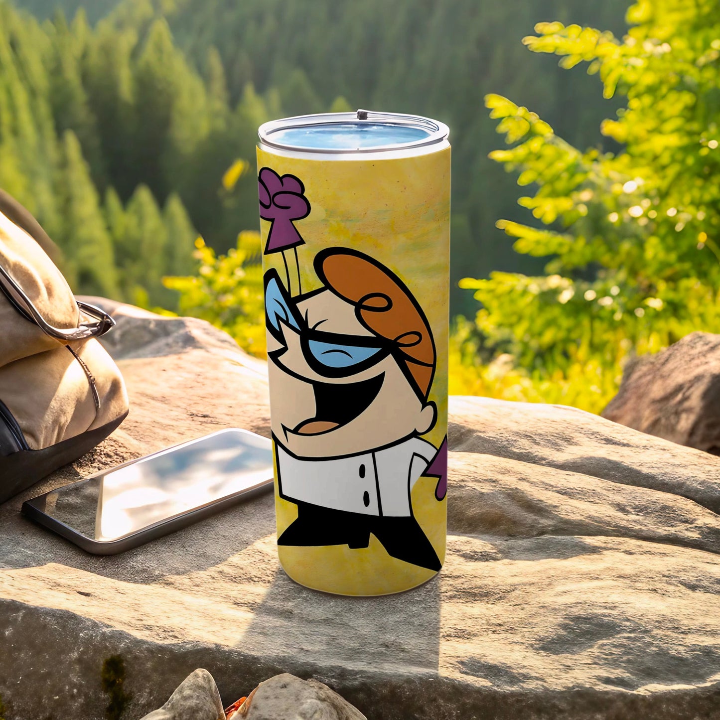 Vibrant Dexter's Laboratory Tumbler for Outdoor Adventures