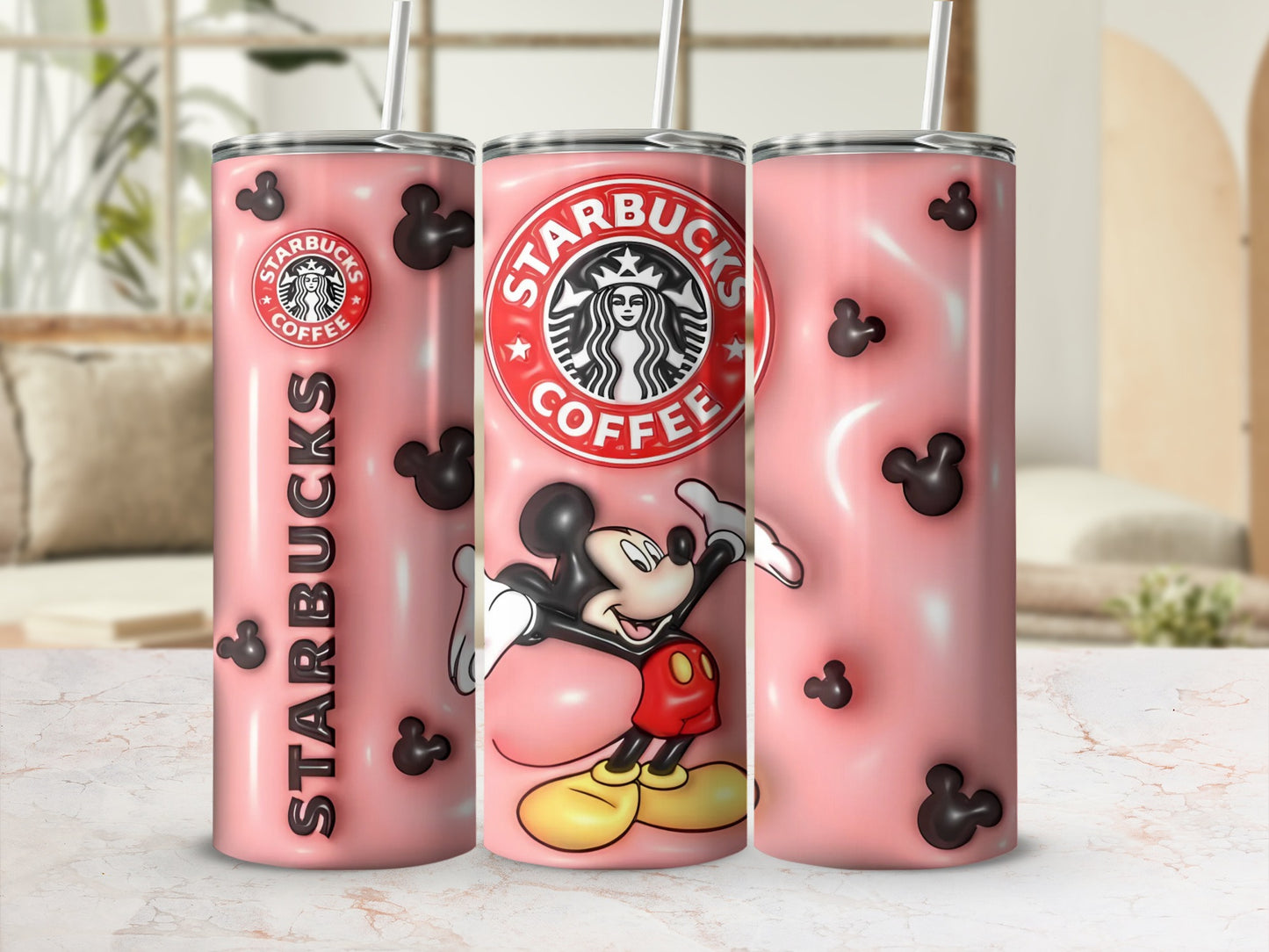 Disney Mickey Mouse Starbucks Coffee Tumbler Cup