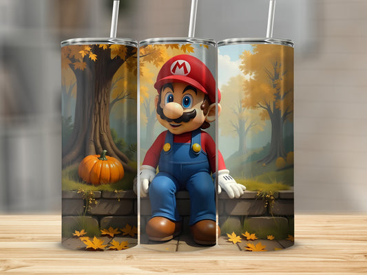 Autumn Forest Scene With Iconic Character Tumbler