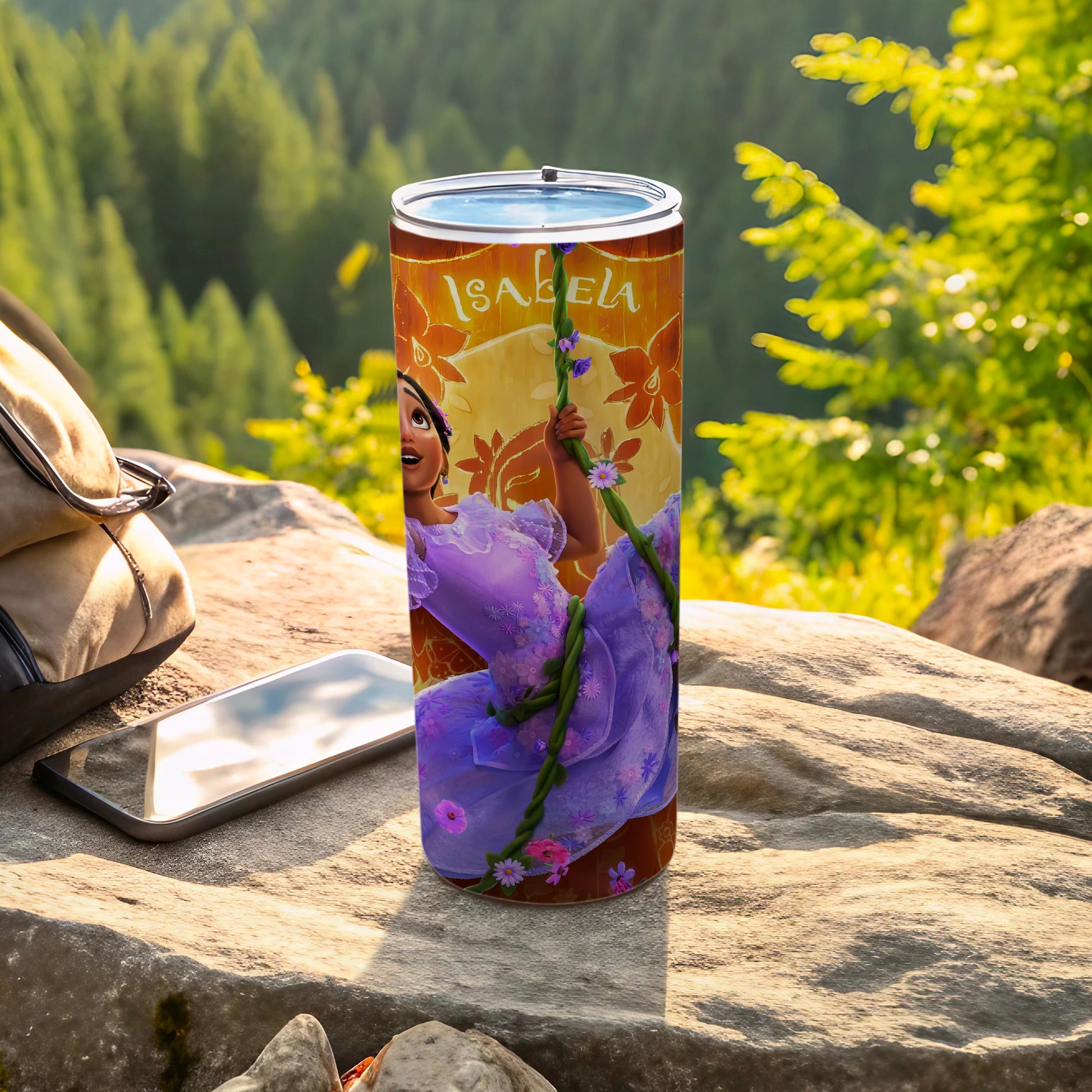 Isabela Encanto Tumbler with Vibrant Floral Design