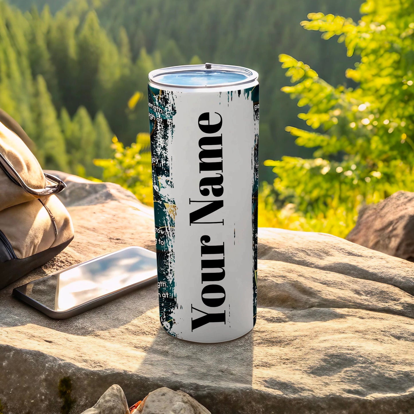 Personalized Custom Your Name Insulated Tumbler Cup