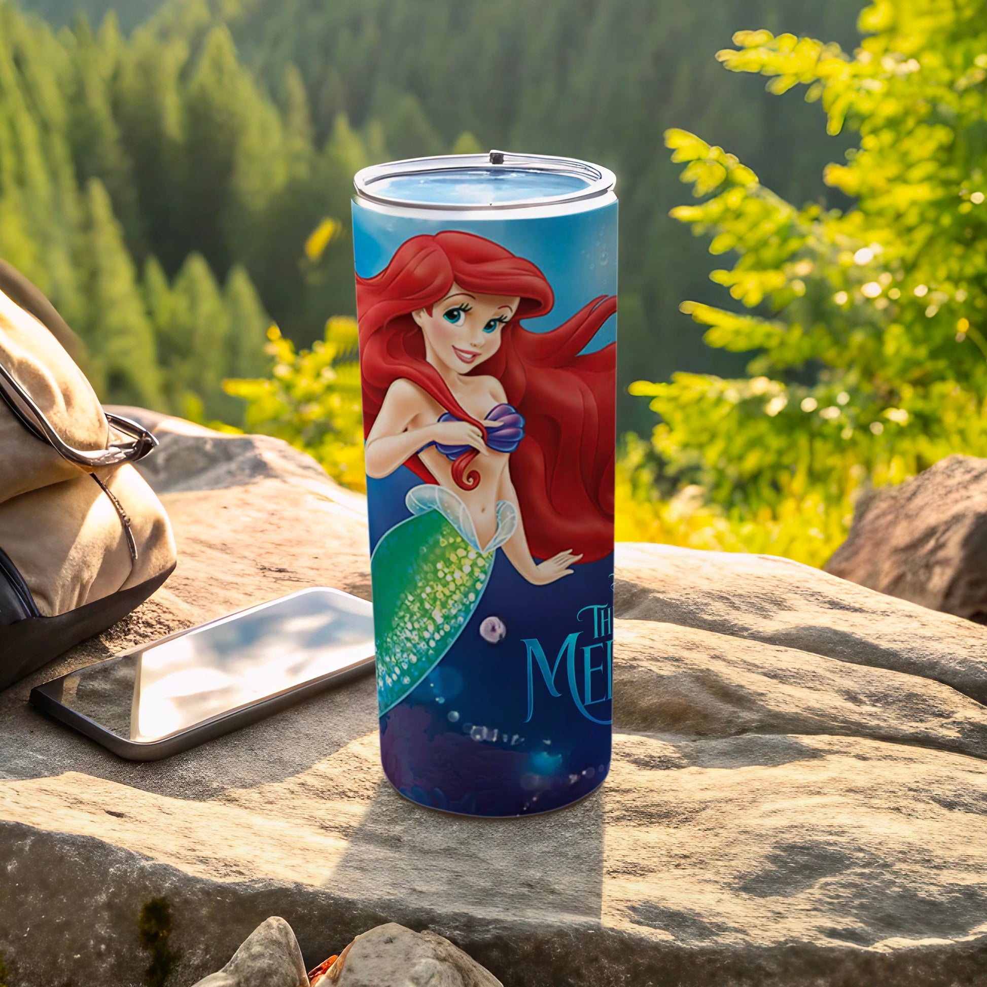 Little Mermaid Character Design Tumbler Cup