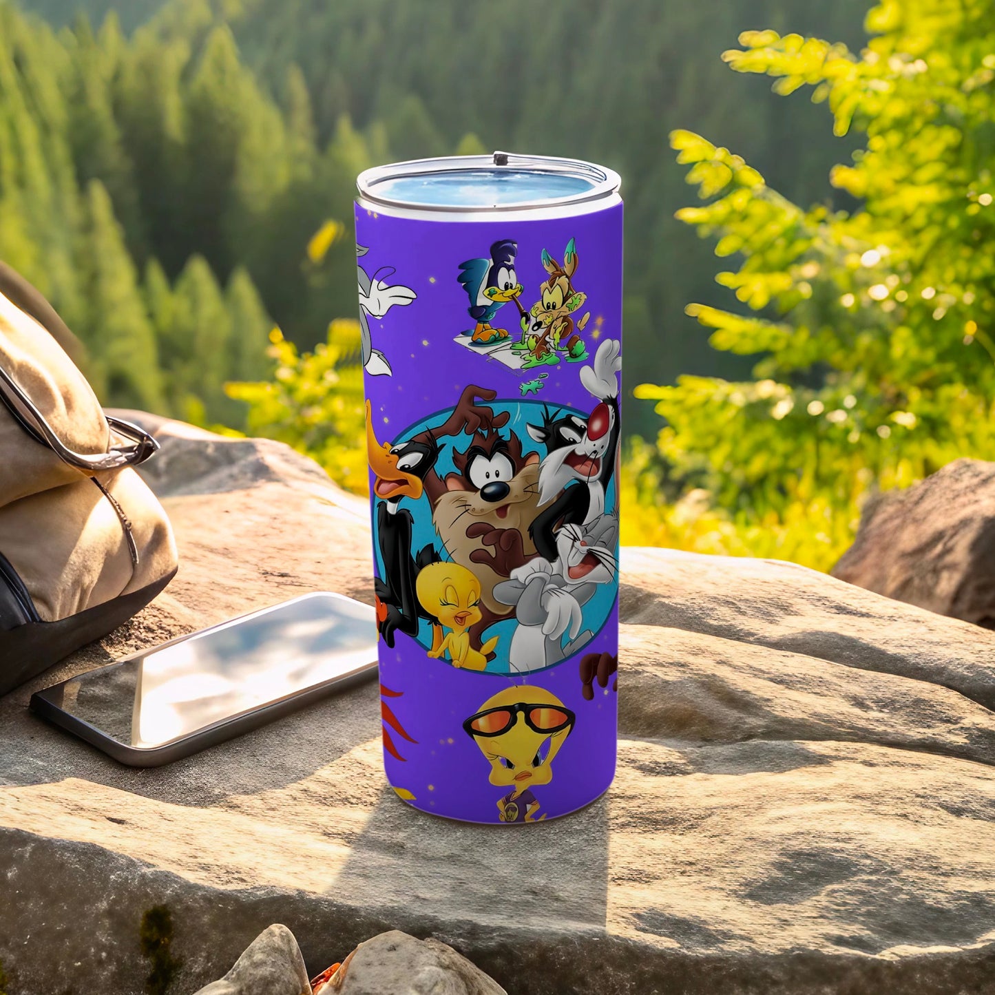 Colorful Cartoon Characters Insulated Tumbler Cup