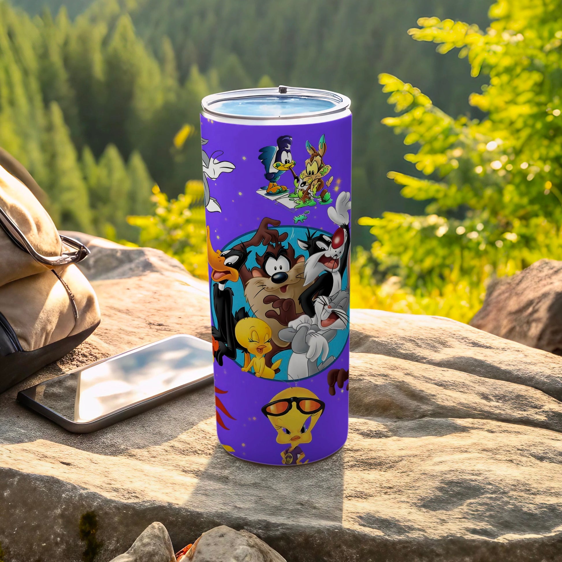Colorful Cartoon Characters Insulated Tumbler Cup