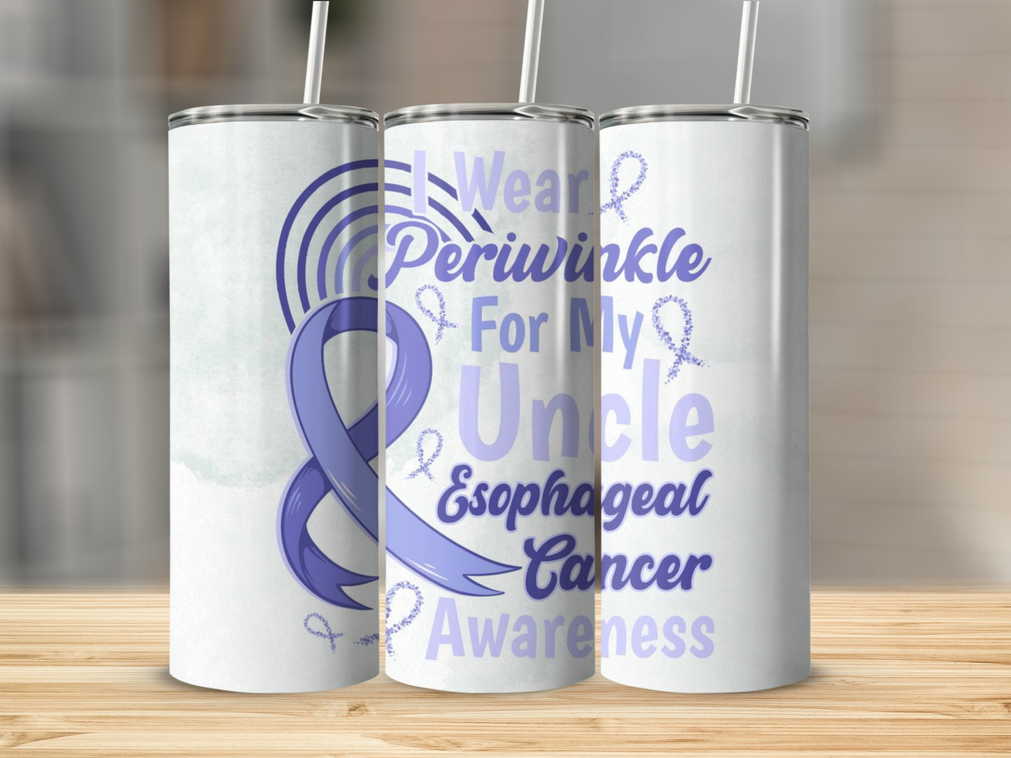 I Wear Periwinkle For My Uncle Esophageal Cancer Awareness