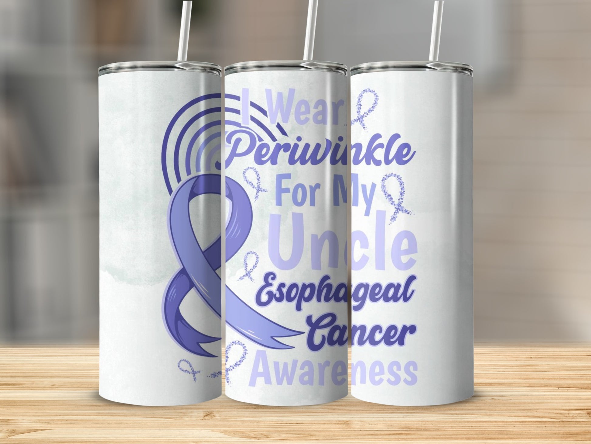 I Wear Periwinkle For My Uncle Esophageal Cancer Awareness