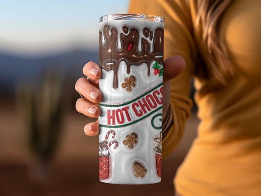 Festive Hot Chocolate Design Insulated Tumbler