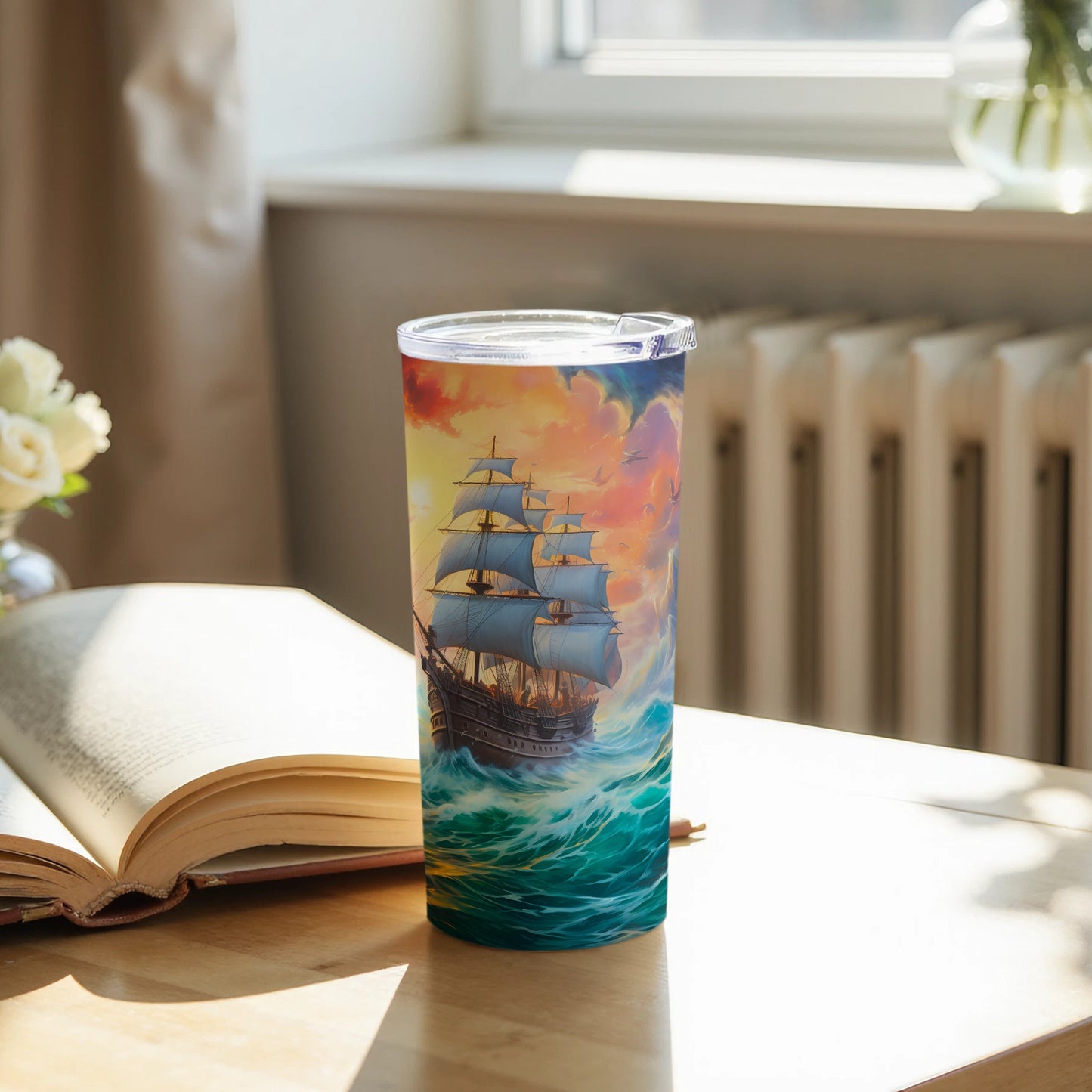 Dramatic Ship Ocean Waves Adventure Tumbler product type
Tumbler
Ship
Ocean
Waves
Adventure
Sailing
Storm
Voyage
Sea
Nautical
Drinkware
Fantasy
Art
Unique
Gift
Pirate
Custom
Travel
Outdoors
Vessel