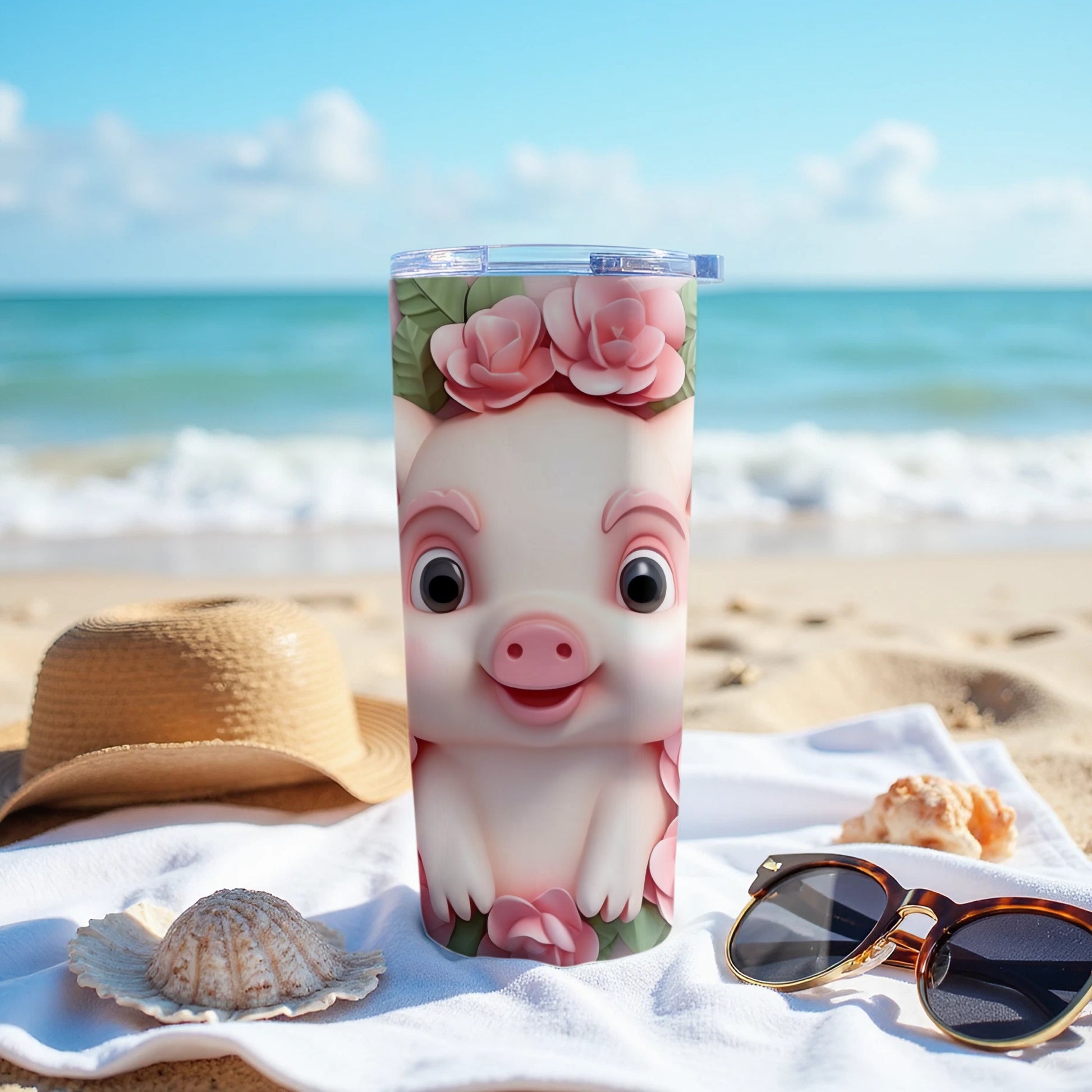 Adorable Pig Floral Crown Tumbler product type
Tumbler, Pig, Cute Pig, Floral Crown, Flower Design, Animal Print, Cartoon Pig, Drinkware, Beverage Holder, Travel Cup, Summer Gift, Kids Tumbler, Girls Tumbler, Unique Tumbler, Fun Design, Pua Inspired, Adorable Design, Rose Crown, Happy Pig, Beach Vibes