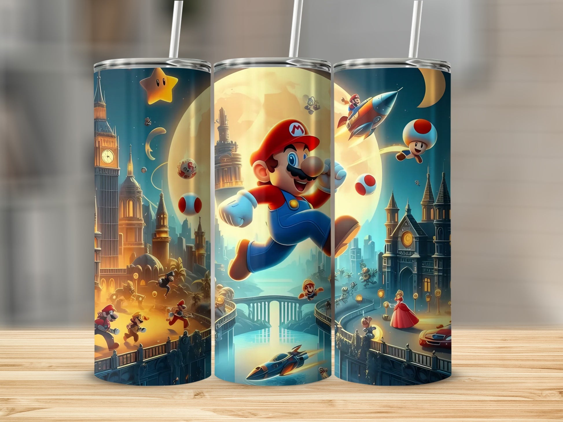 Super Mario World Themed Vibrant Tumbler Product