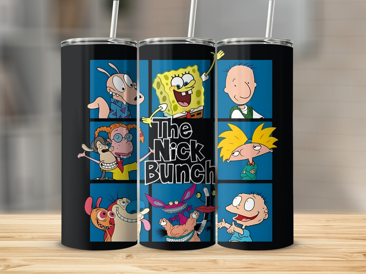 The Nick Bunch Cartoon Characters Insulated Tumbler