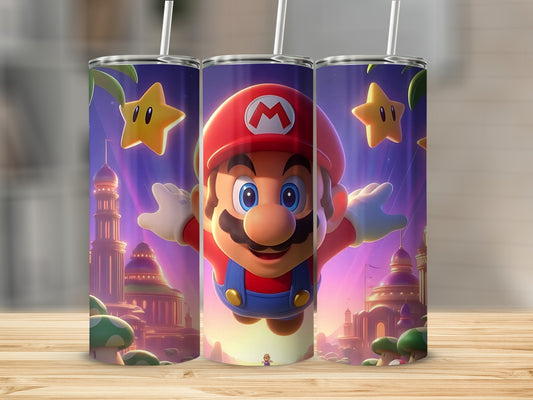 Colorful Animated Character Design Tall Tumbler