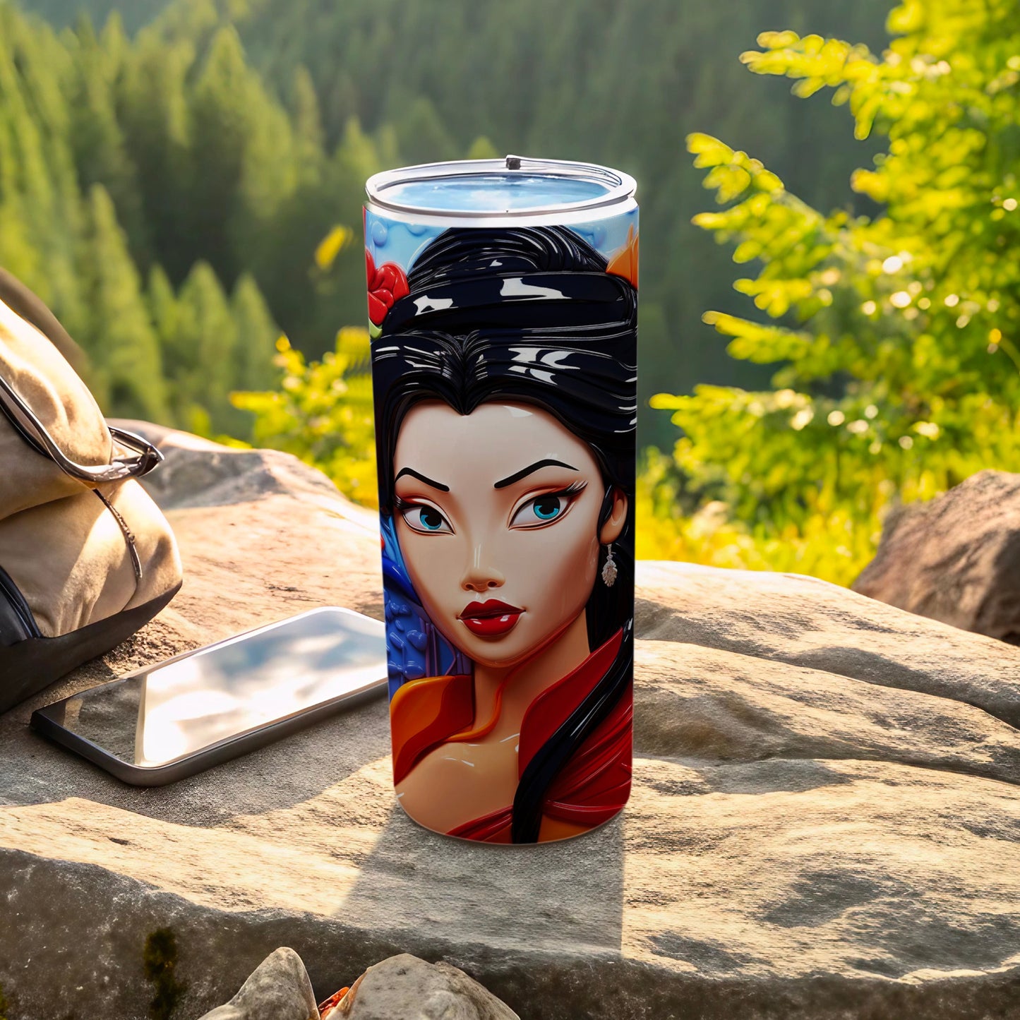 Stunning Illustrated Character Travel Tumbler Cup