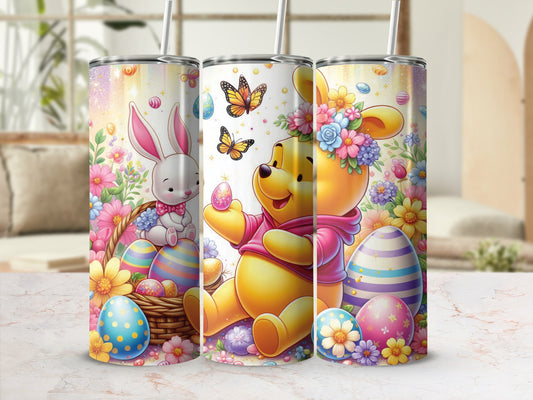 Pooh Bunny Easter Eggs Flowers Butterflies Basket product type