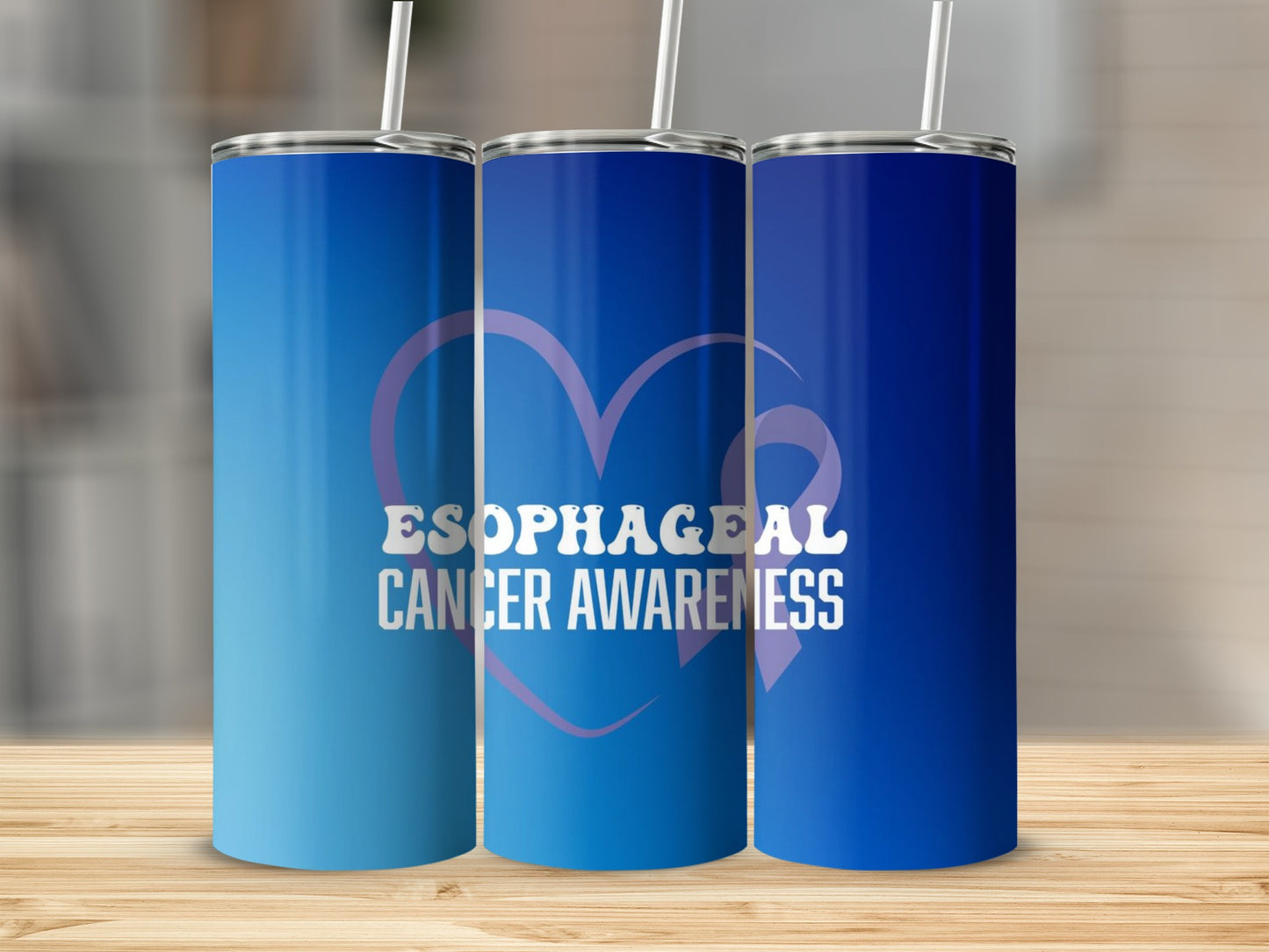 Esophageal Cancer Awareness Personalized Tumbler