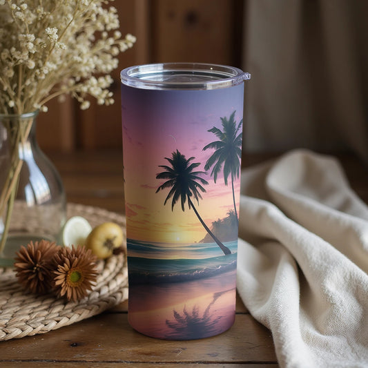 Sunset Beach Scene Insulated Tumbler  Product