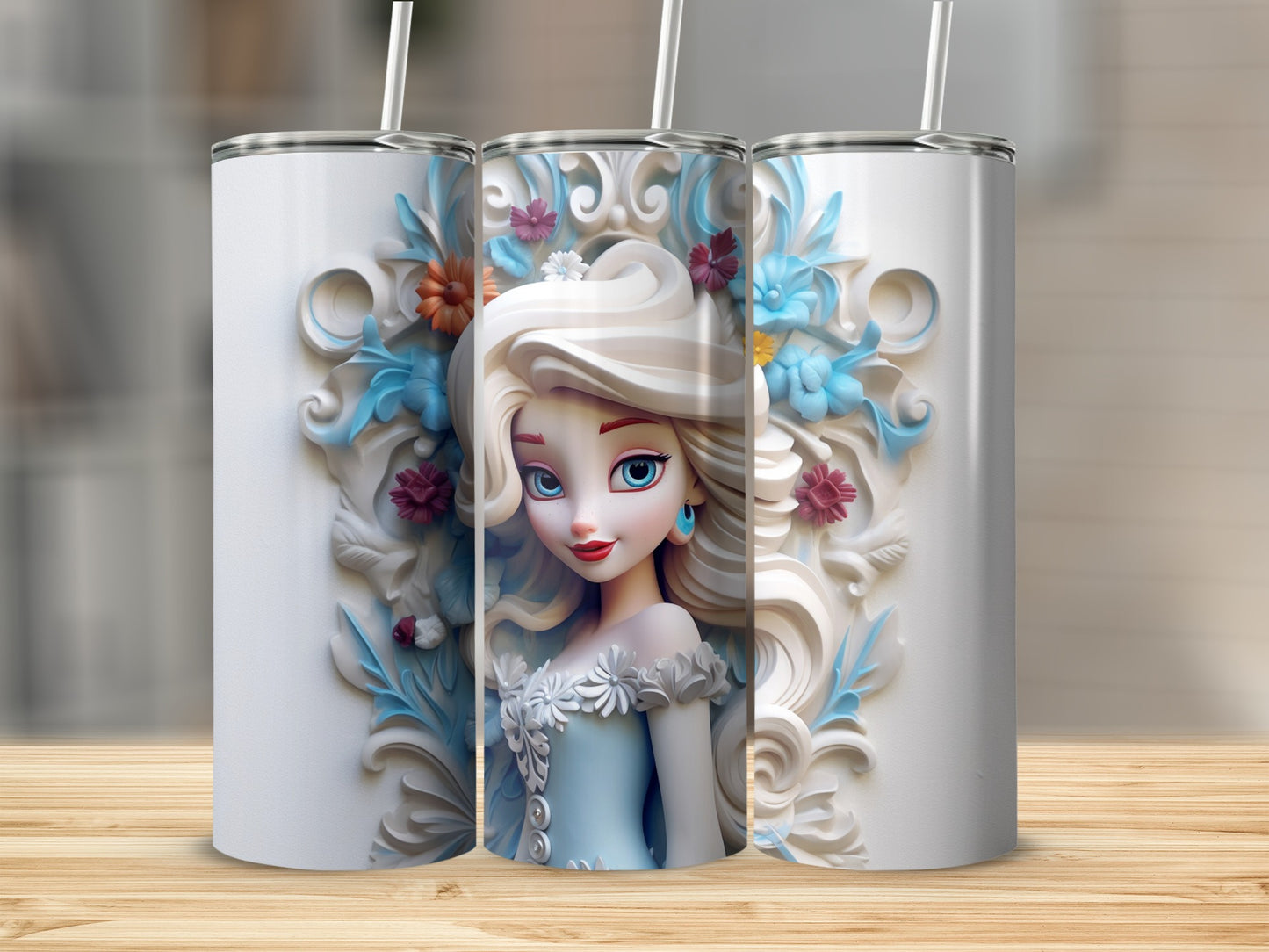 Gorgeous Animated Character Themed Tumbler Cup