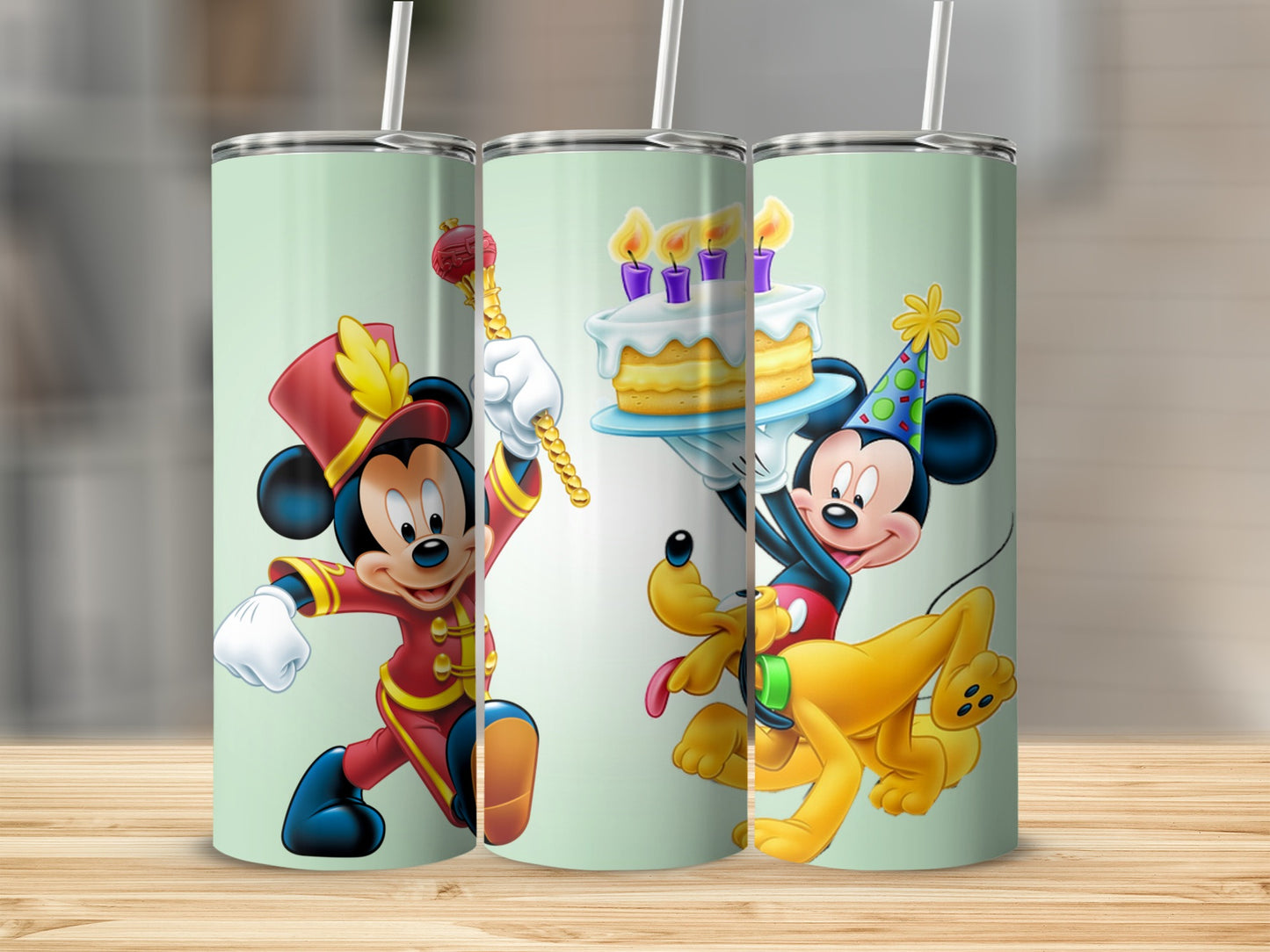 Mickey Mouse Tumbler with Musical and Birthday Theme