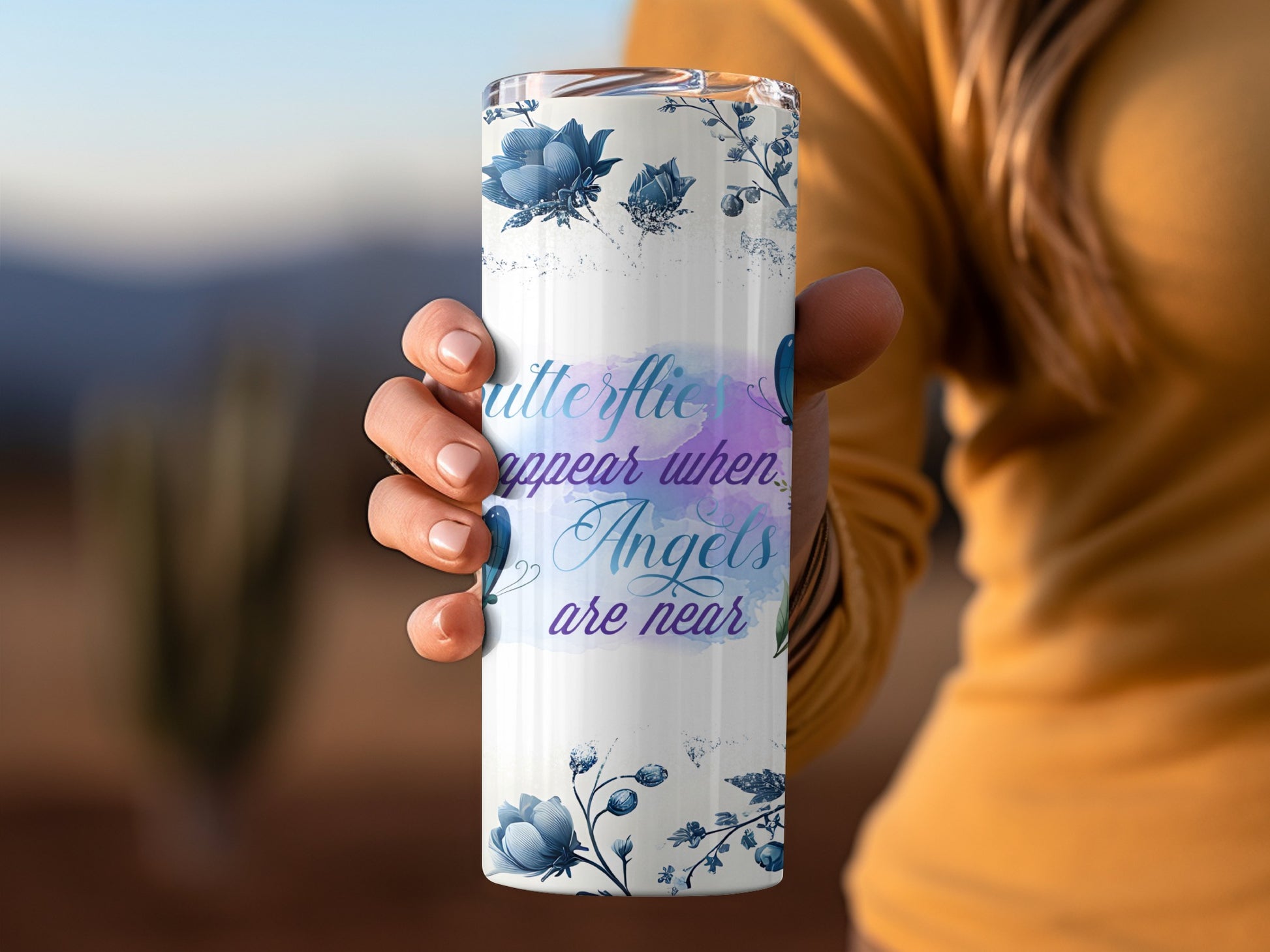 Butterflies Appear When Angels Are Near Insulated Tumbler