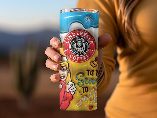 Cinderella Coffee Holiday Season Travel Mug