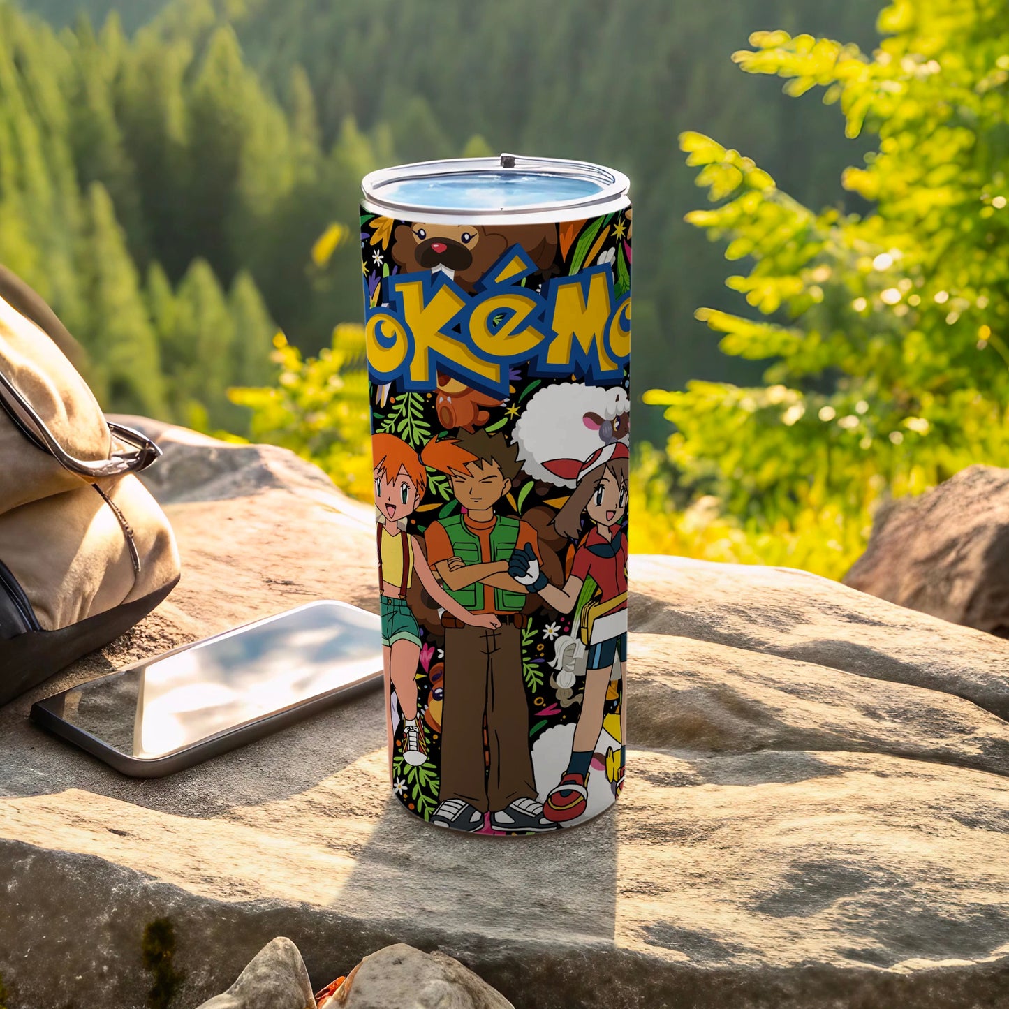 Vibrant Anime Character Adventure Design Tumbler