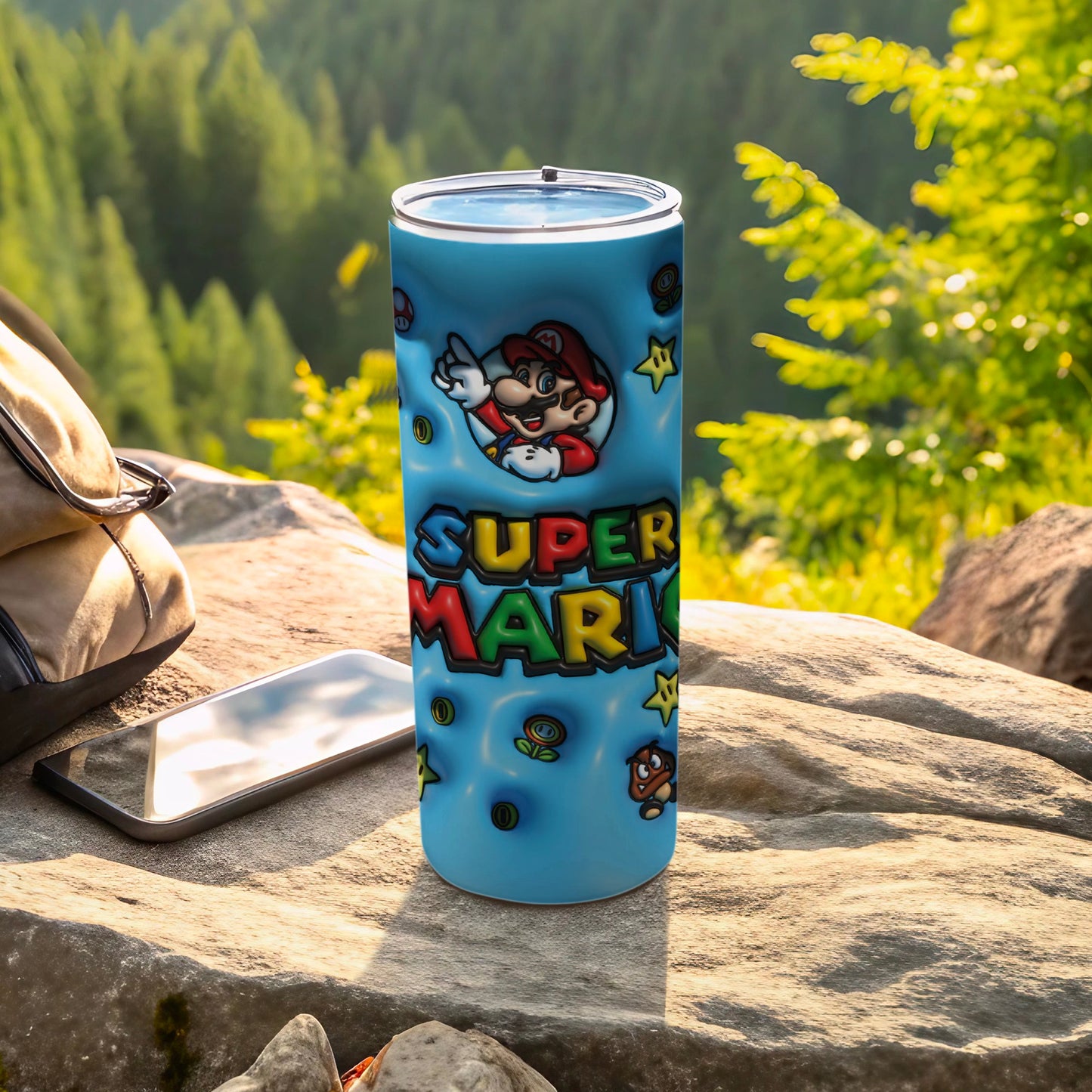 Super Mario Colorful Tumbler for All Ages and Fans