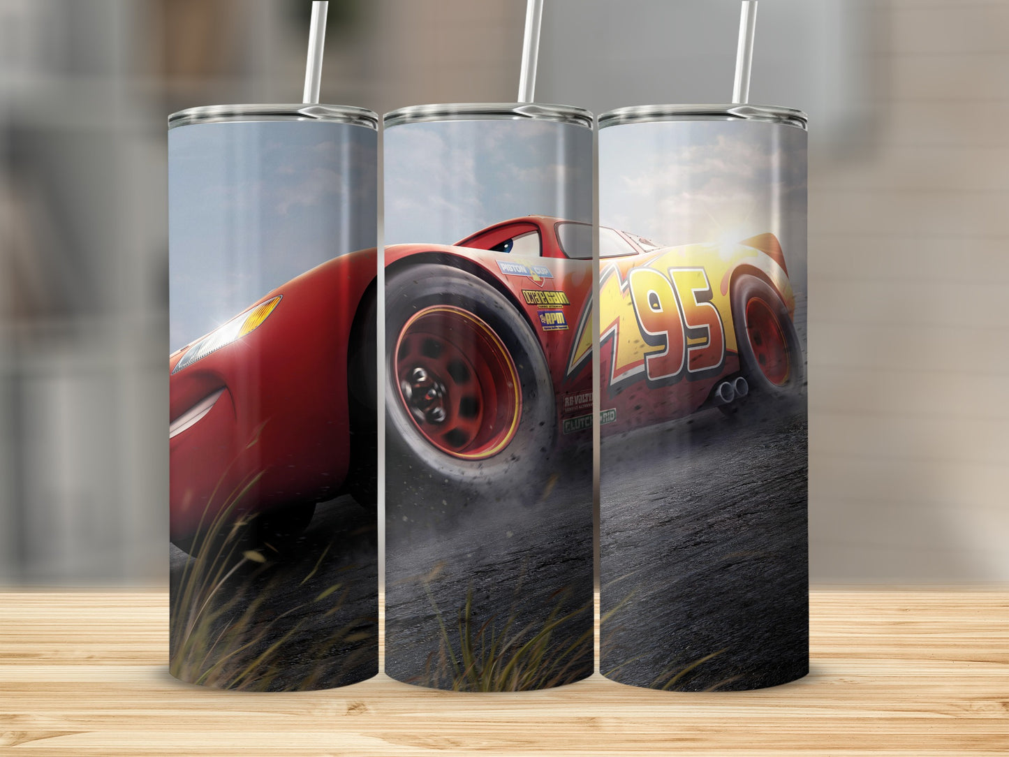 Racing Car Themed Tumbler with 95 Design Drinkware