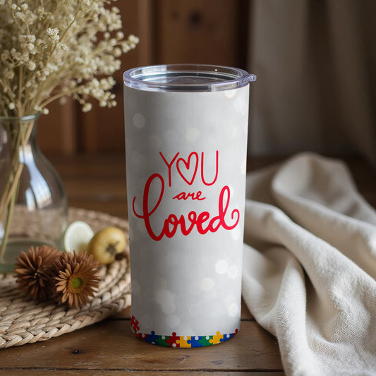 Inspirational You Are Loved Travel Mug