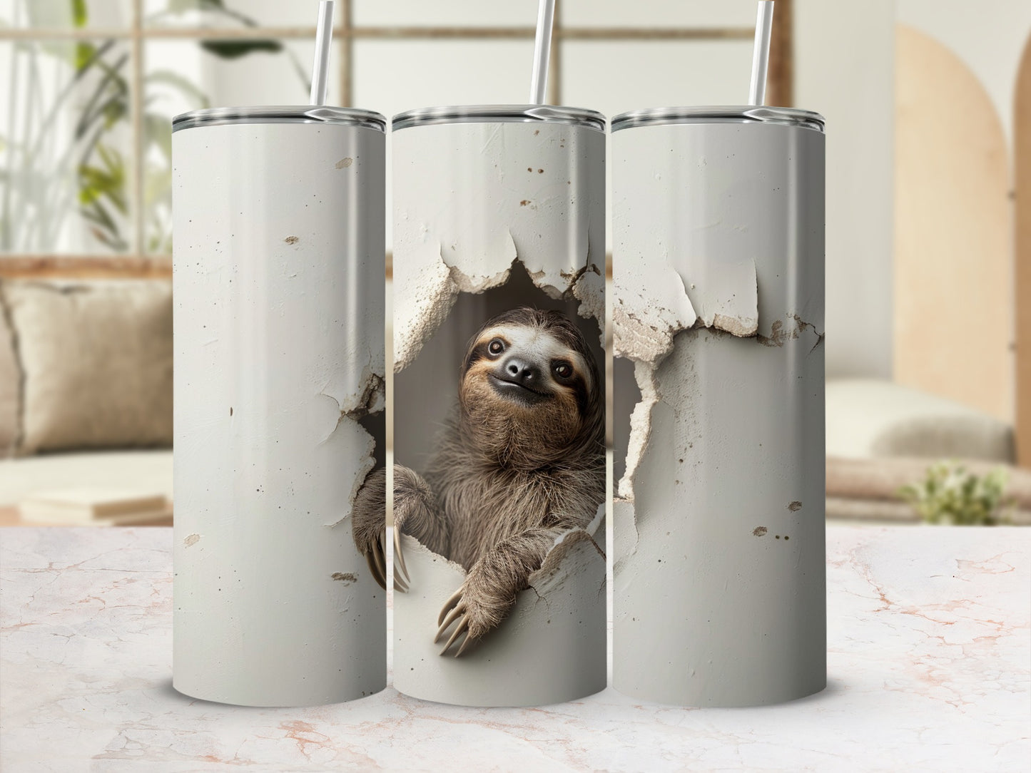 Cute Sloth Peeking Cracked Wall Design Tumbler product type
Sloth
Animal
Cute
Funny
Peeking
Cracked wall
Broken wall
Unique design
Novelty gift
Coffee
Tea
Drinkware
Beverage
Tumbler
Insulated
Travel cup
Sloth lover
Pet gift
Aesthetic
Quirky