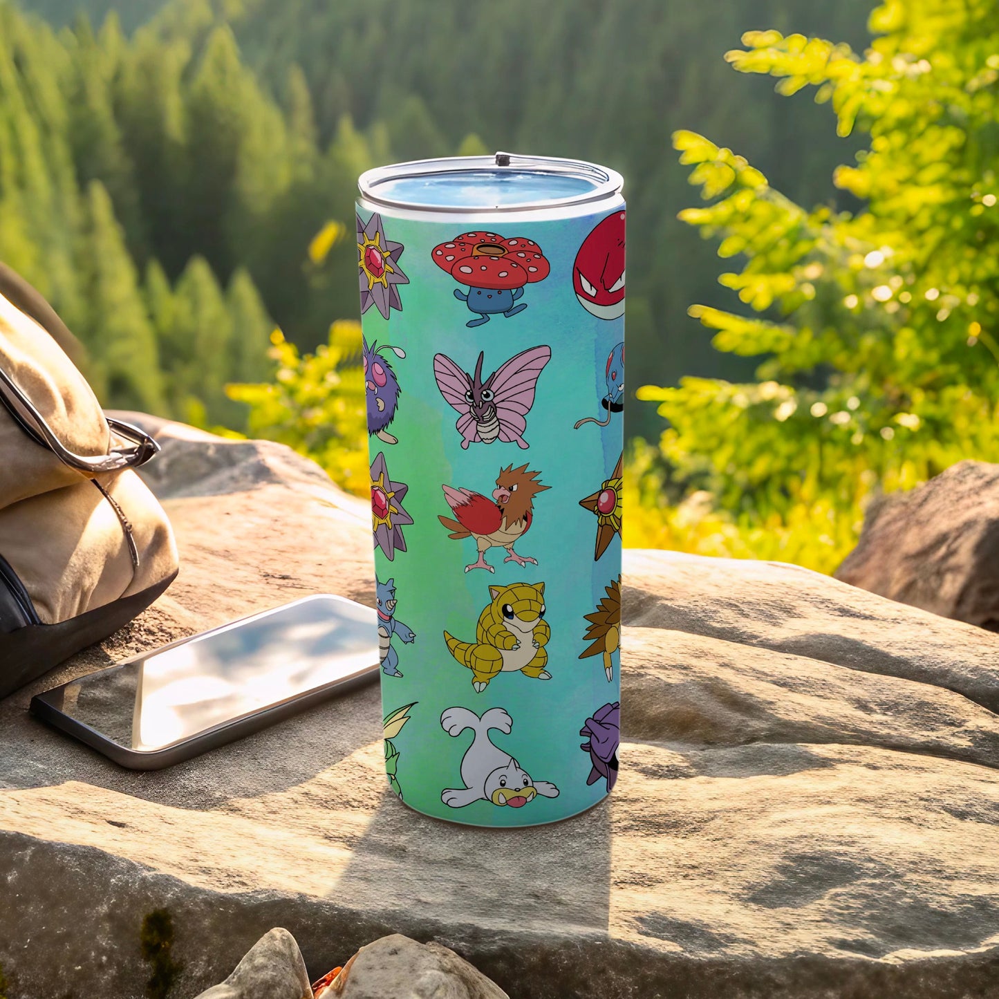Colorful Cartoon Characters Insulated Tumbler Cup