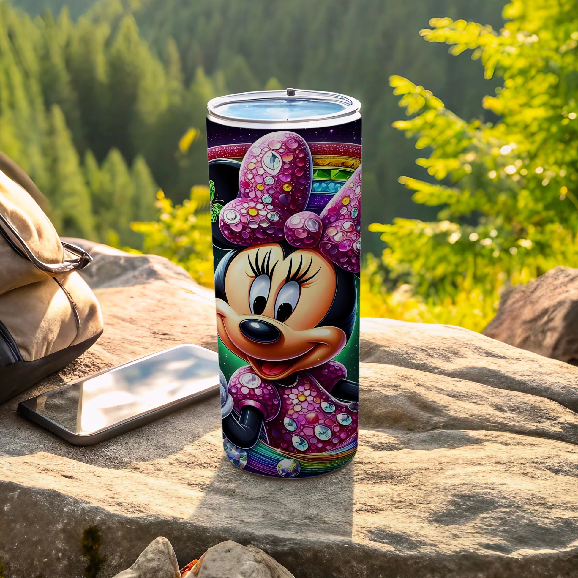 Vibrant Character Art Tumbler Travel Mug 20oz