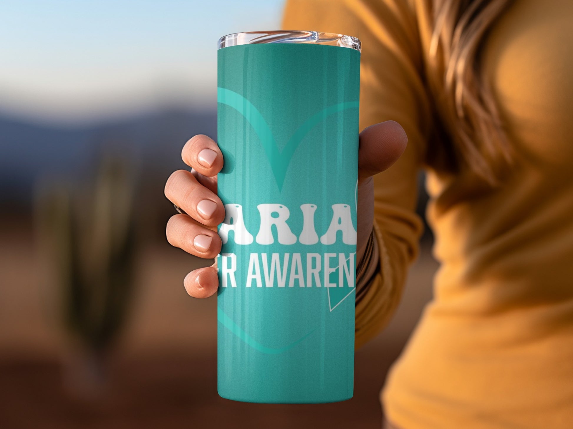 Malaria Awareness Tumbler for Health Campaigns