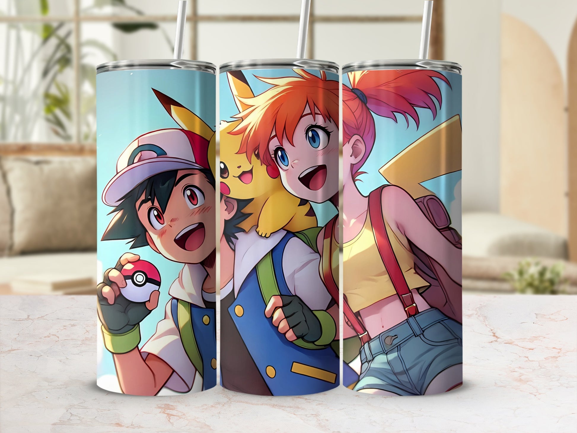Anime Character Design Stainless Steel Tumbler Product